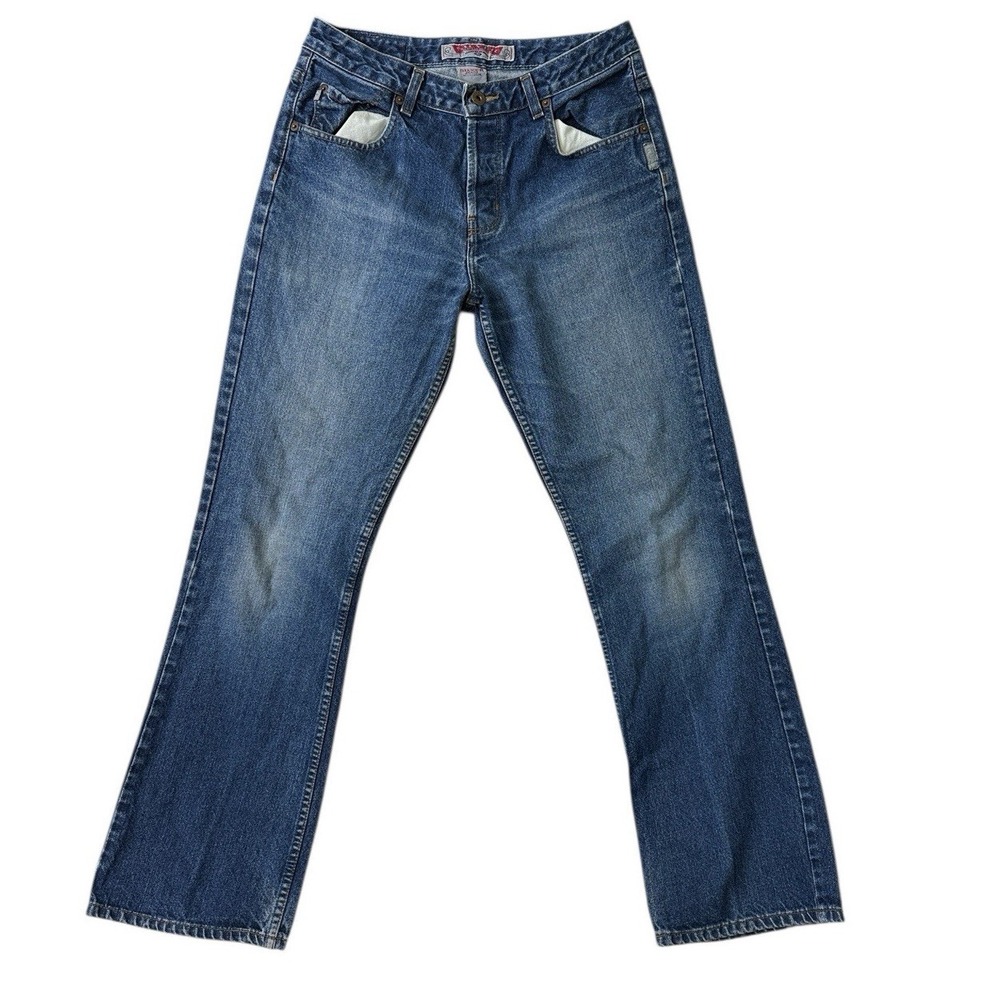 Vintage Silver Jeans Co Mens 30x31 Canada Made Button Fly Y2K 100% Cotton Denim